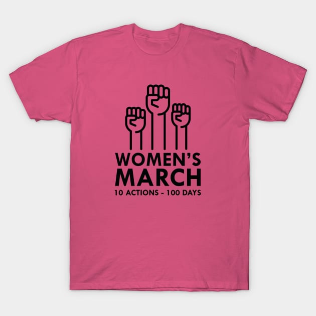 Women's March T-Shirt by VectorPlanet
